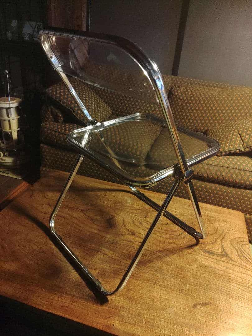 希少　フォールディングチェア　ミッドセンチュリー　スペースエイジ　ポストモダン