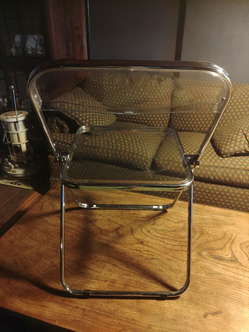 希少　フォールディングチェア　ミッドセンチュリー　スペースエイジ　ポストモダン