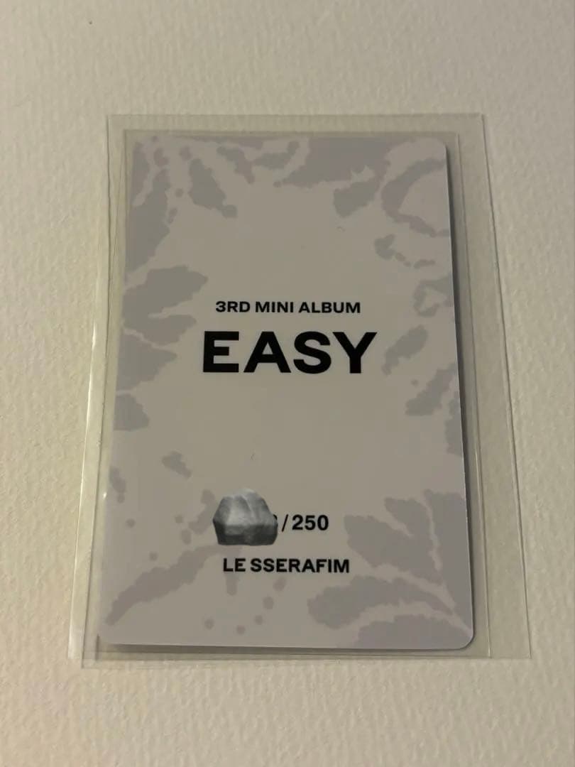 LESSERAFIM EASY Weverse レア　トレカ　チェウォン