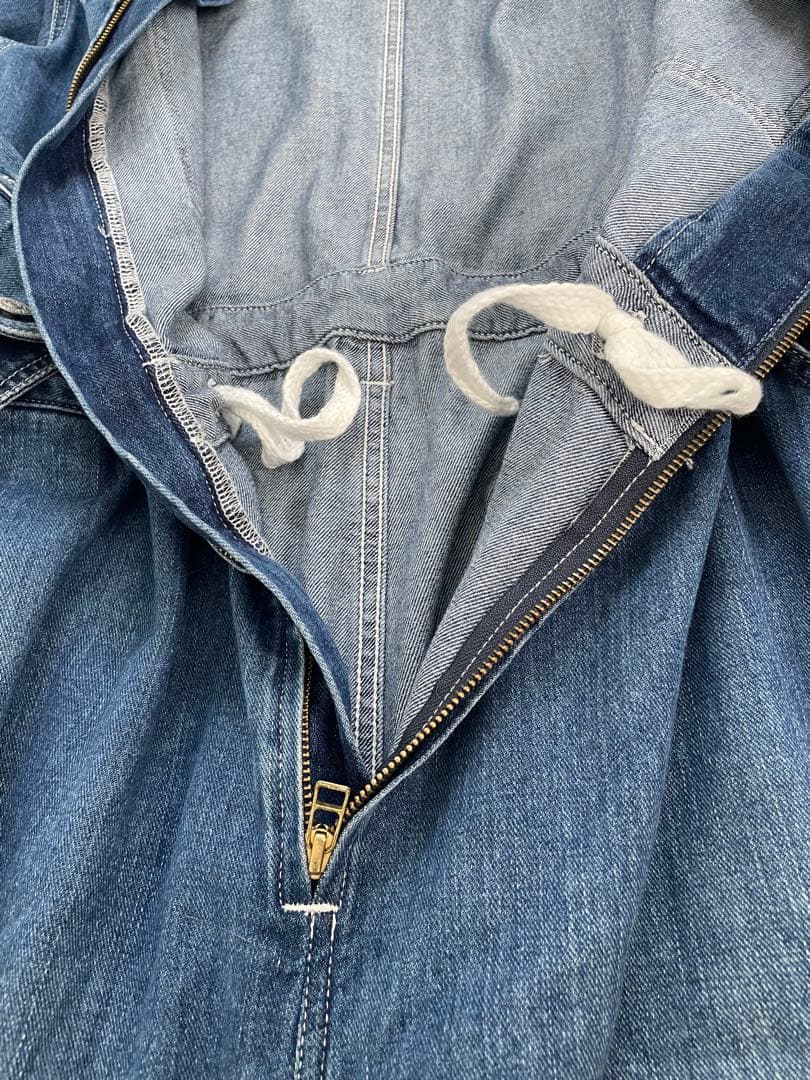⭐︎美品⭐︎AZUL by MOUSSY デニムオーバーオール ツナギ　フリーサイズ