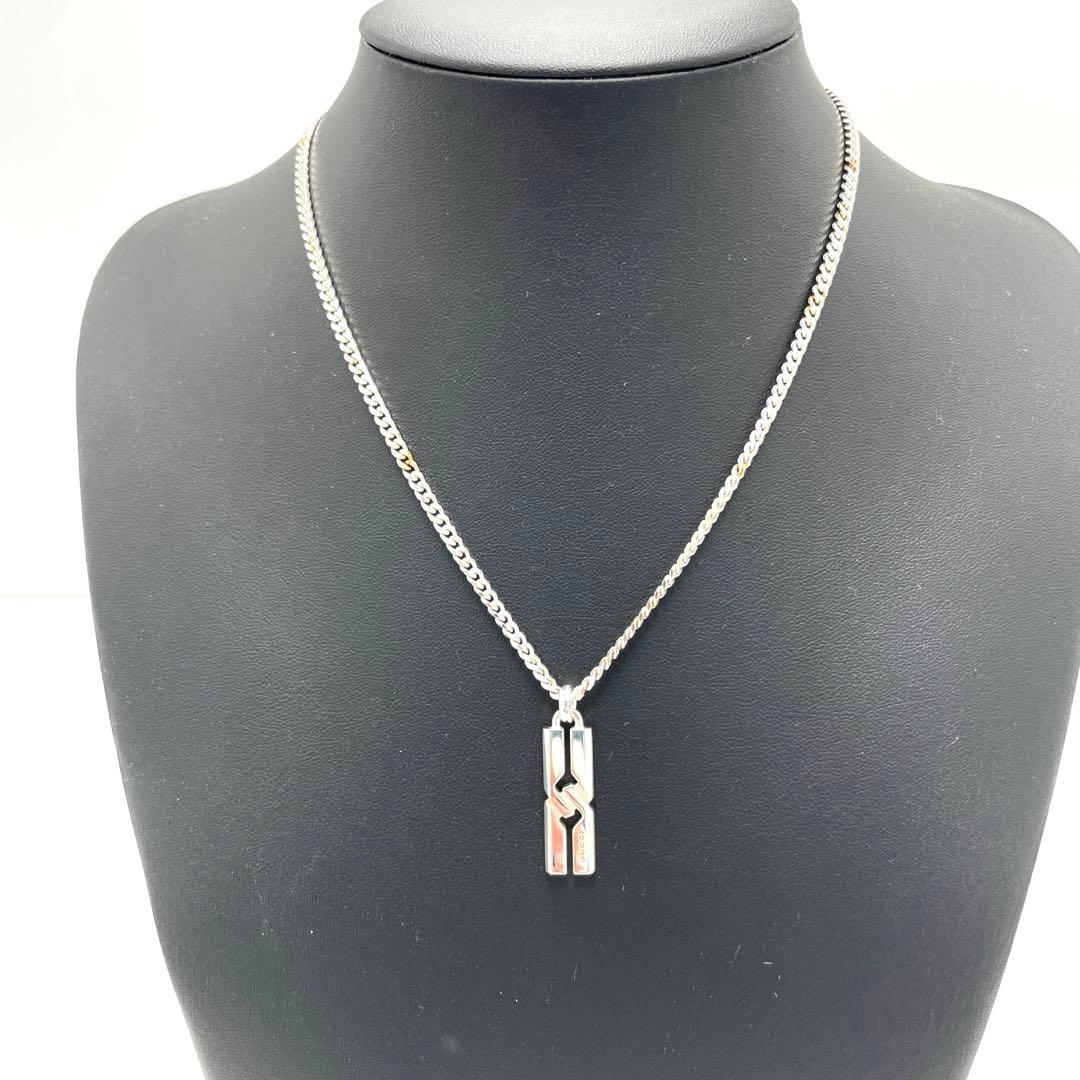 【美品】GUCCI グッチ インフィニティノットネックレス 925 22.7g