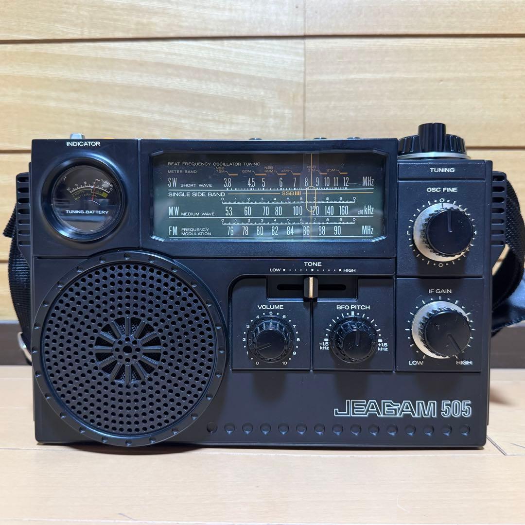 三菱　3バンドBCLラジオ　ジーガム505　JP-505 【ジャンク】