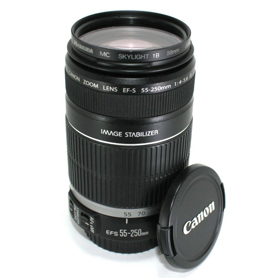 Canon ZOOM EF-S 55-250mm 超望遠ズームレンズ✨完動美品✨