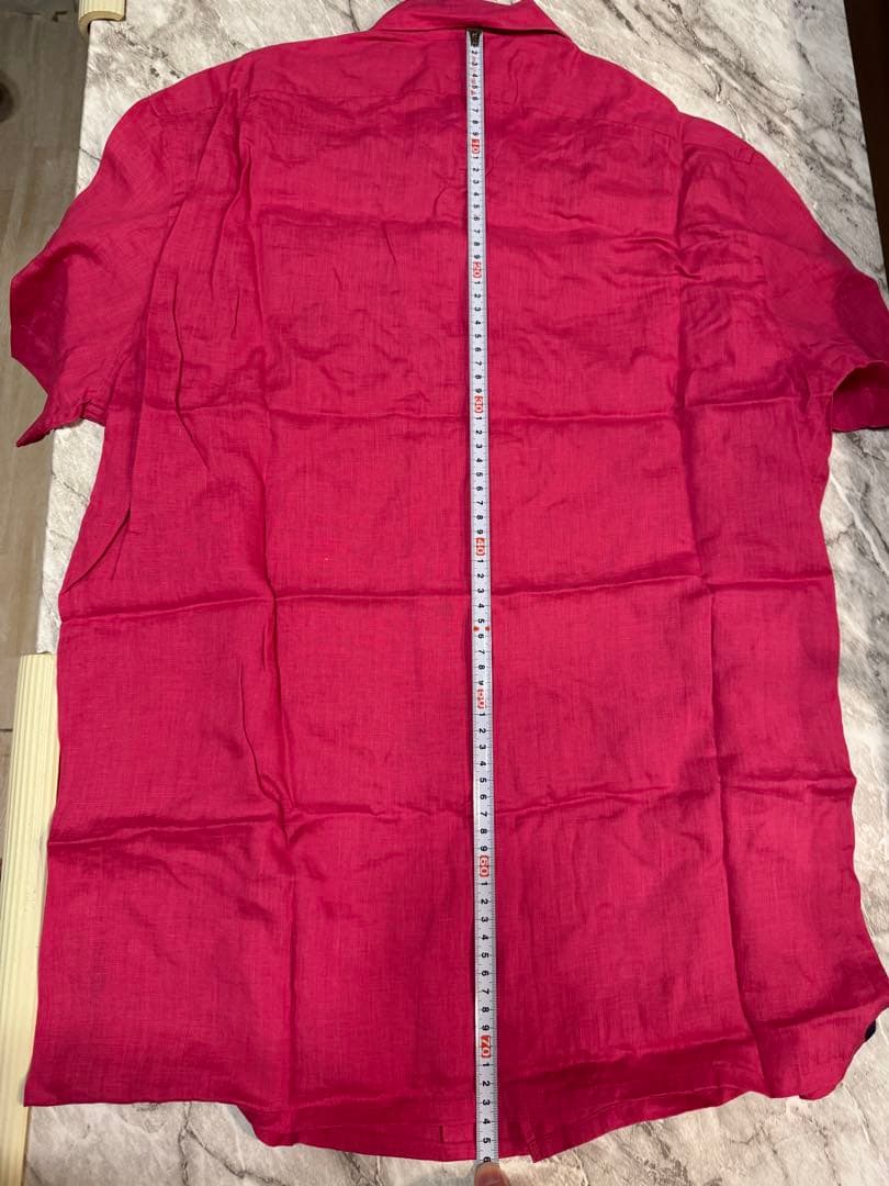 Ralph Lauren purple label赤 半袖シャツ