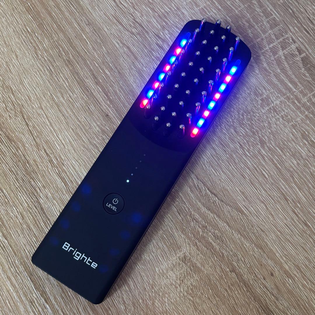 Brighte ブライトエレキブラシ LEDスカルプ 電気バリブラシ 佐々木希