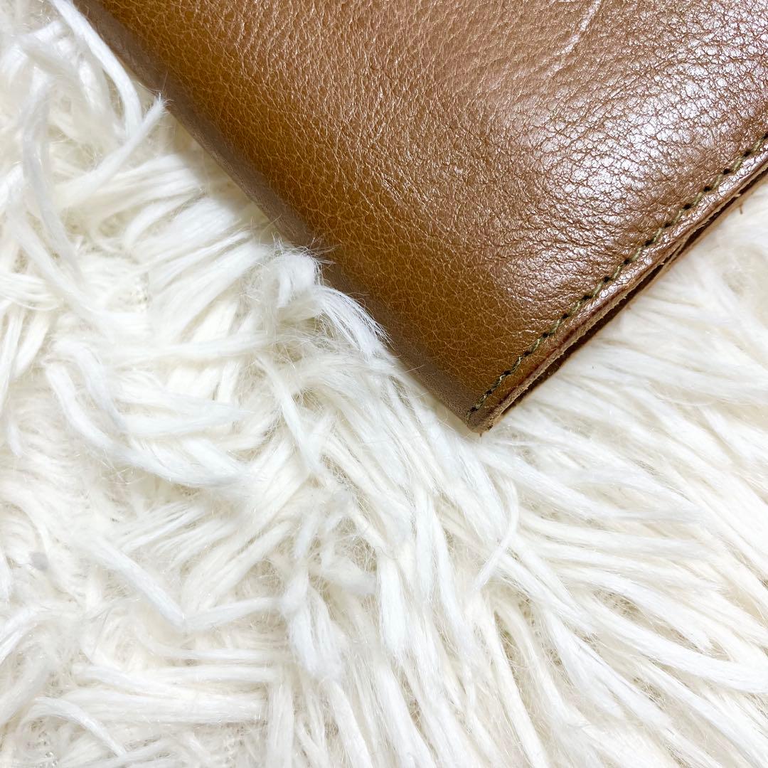 イルビゾンテ システム手帳 レザー ファスナー収納付き