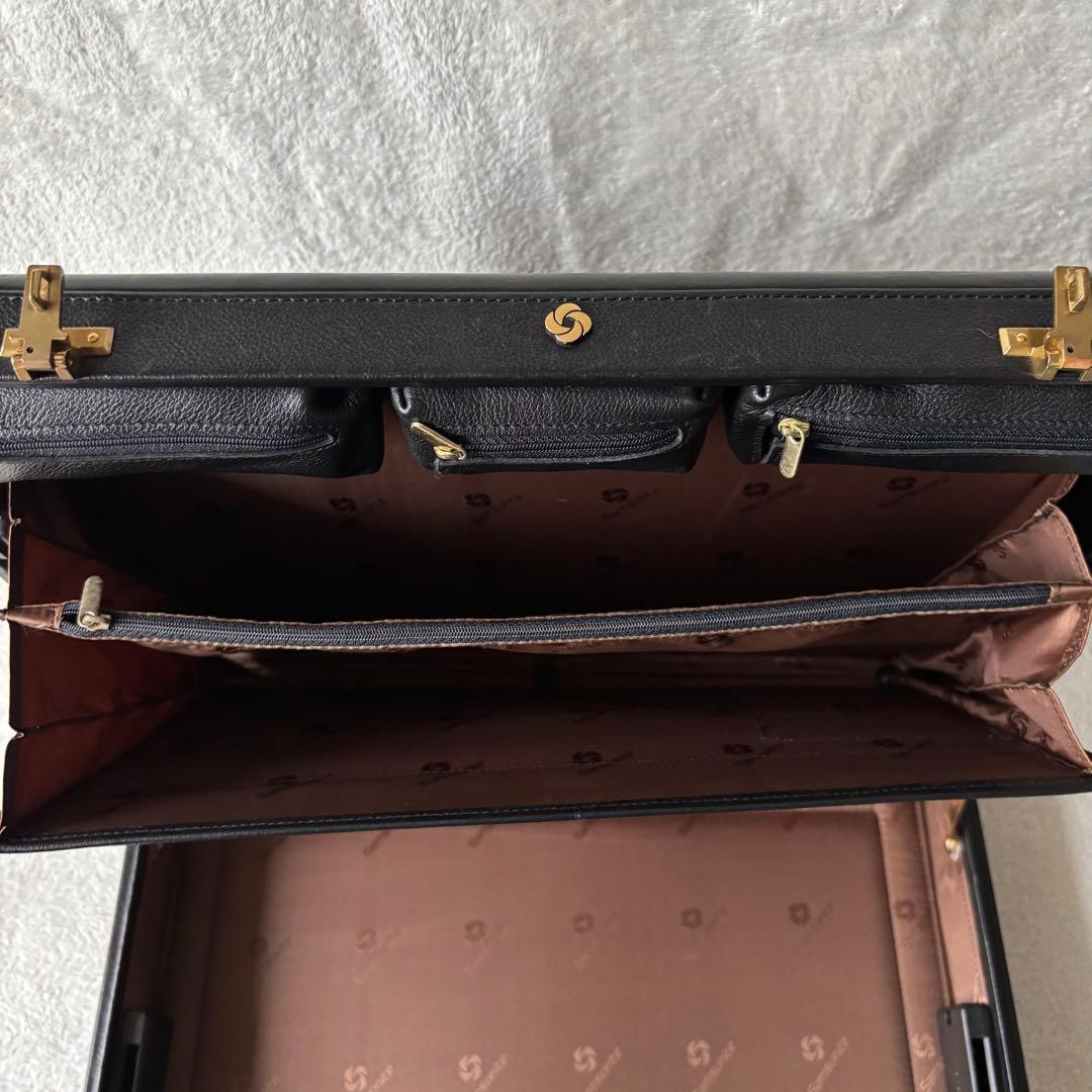 ✨️美品 Samsonite サムソナイト アタッシュケース レザー ブラック