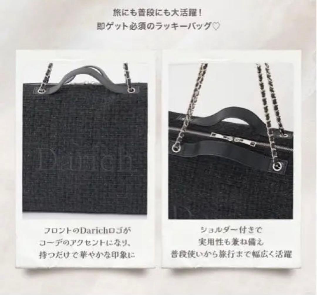 Darich ダーリッチ　ラッキーバッグ 2026 バッグのみ ブラック