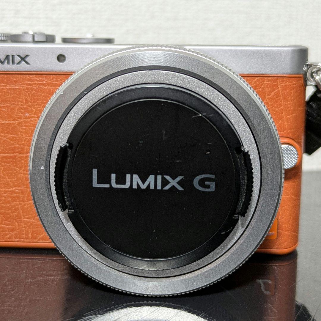 【中古】Panasonic LUMIX DMC-GM1 オレンジ ＋ 望遠レンズ