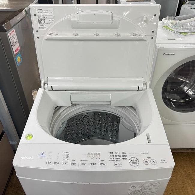 地域限定送料無料　美品【 TOSHIBA 】東芝 全自動洗濯機 AW-8DH1