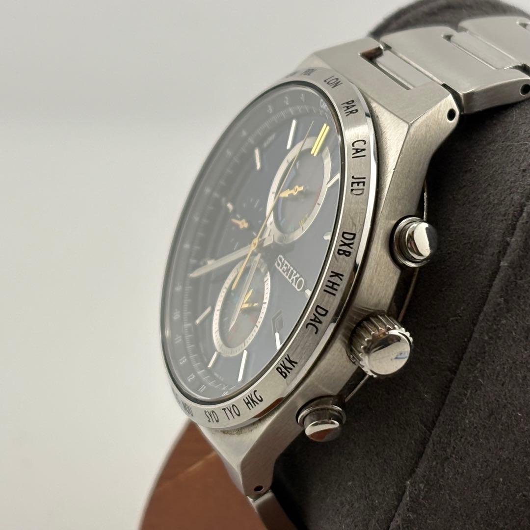 【希少】セイコー　V195-0AE0 ワールドタイム　クォーツ　美品