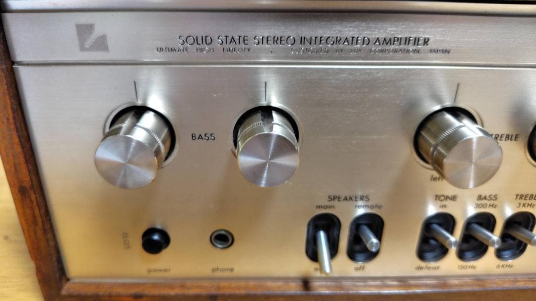 LUXMAN L-504 ステレオ プリメインアンプ インテグレーテッド