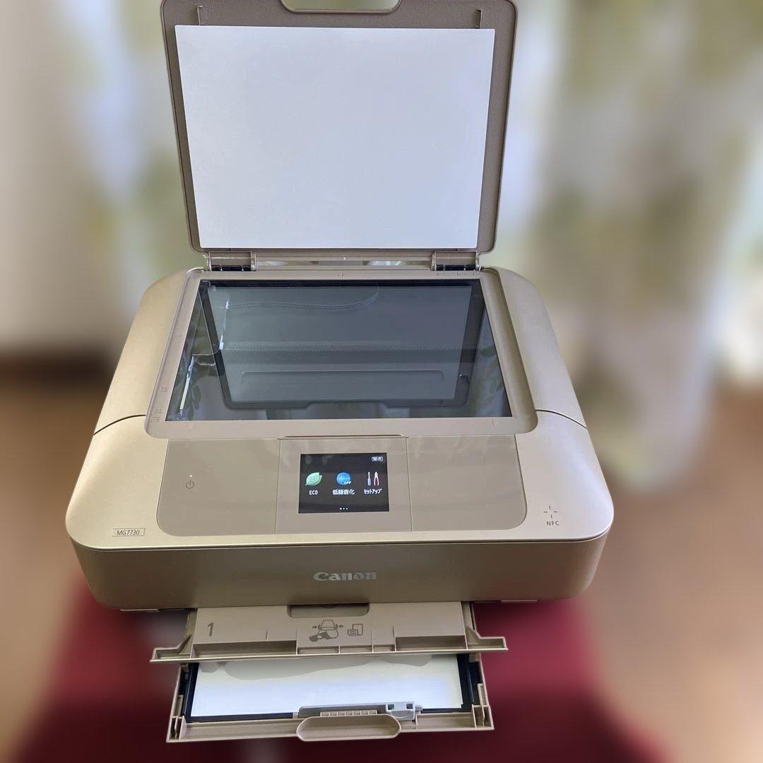 Canon プリンター MG7730 ゴールド 印刷枚数201-250 動作美品