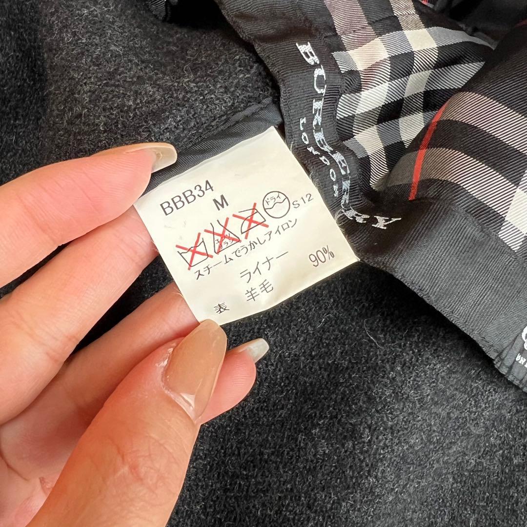 バーバリー モッズコート ライナー付き ノバチェック 2way 三陽商会 日本製