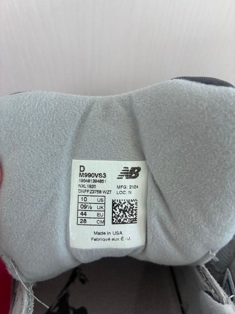 【限定モデル】NewBalanceM990VS3 28.0 M990 V3