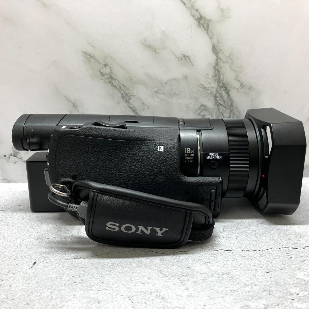 美品 SONY FDR-AX100 4Kビデオカメラ 動画撮影対応 動作確認済