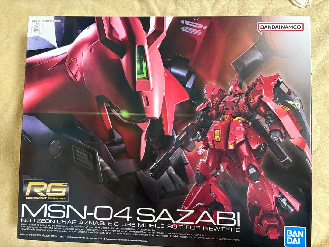 RG RX-93 Vガンダム & MSN-04 サザビーセット デカール付属