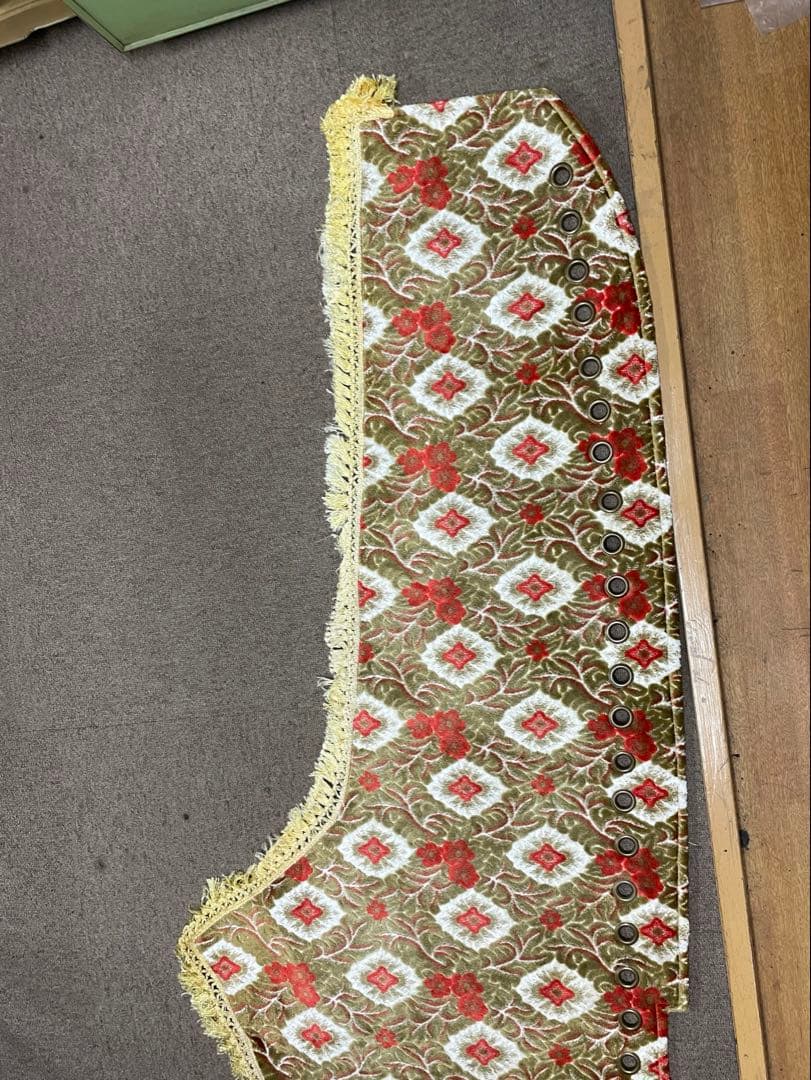 17クオン用ダッシュマット 金華山大花束オレンジ