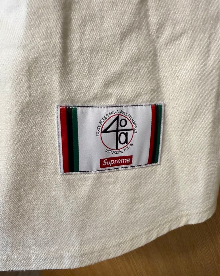 げ*ぢ様 Supreme 40 Acres Twill Baseball Jer