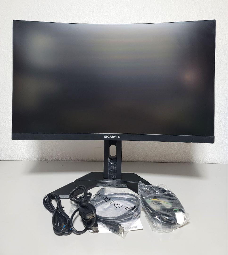 美品　GIGABYTE G27FC 27インチ曲面ゲーミングモニター　165Hz