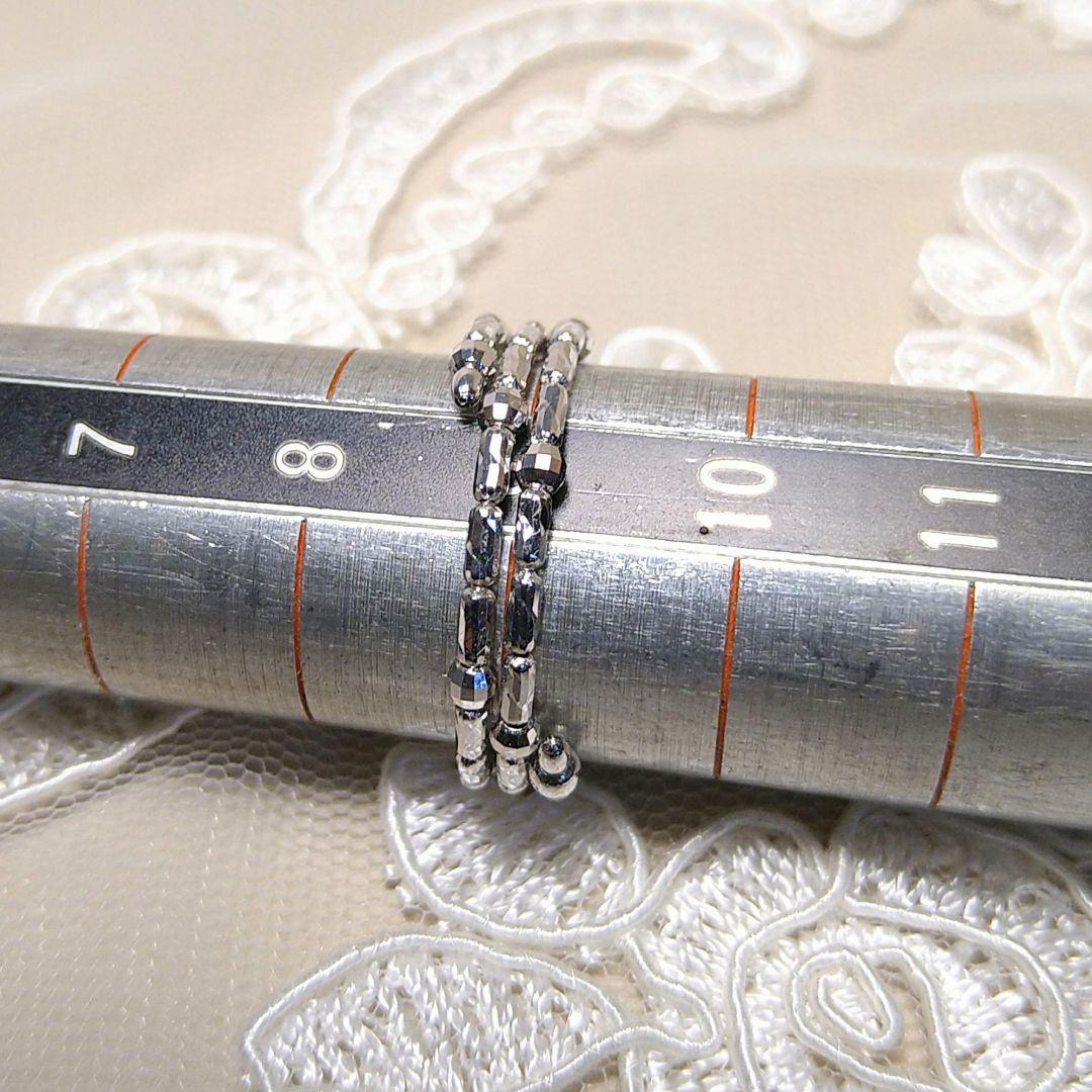 K18WG フリーサイズリング 形状記憶