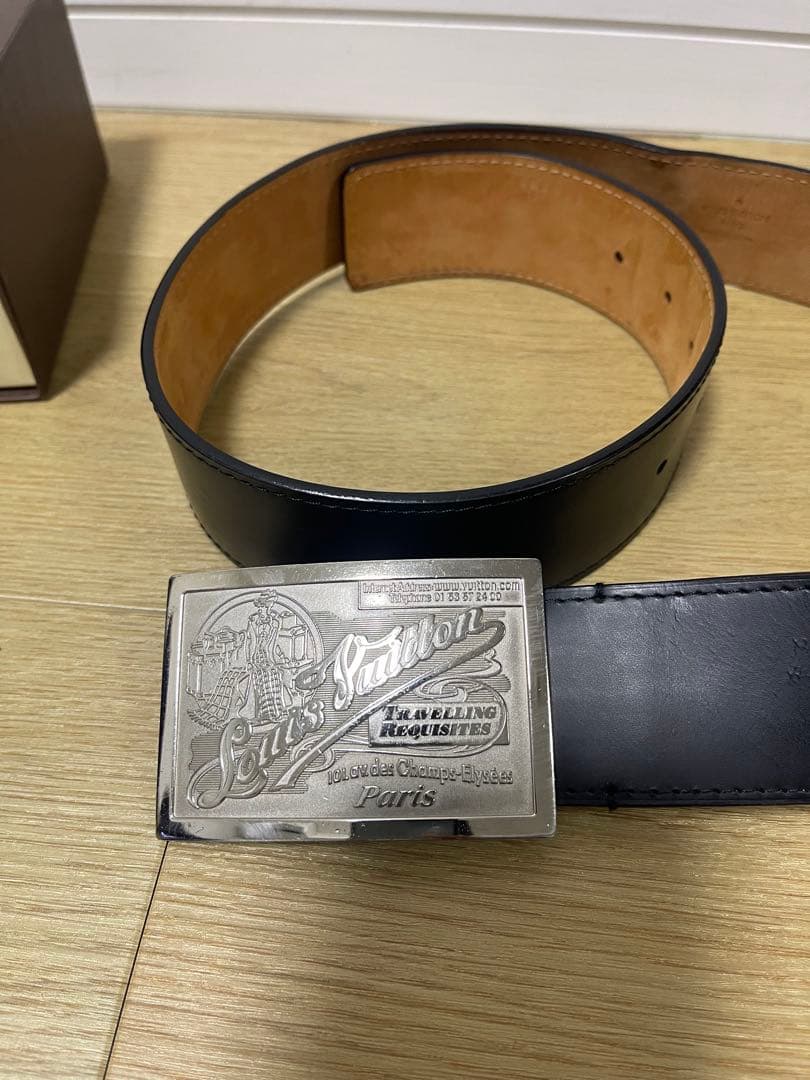【最終価格】超絶カッコ良い　ルイ・ヴィトン ブラック ベルト