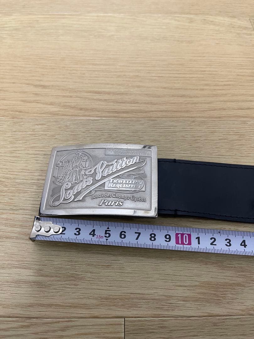 【最終価格】超絶カッコ良い　ルイ・ヴィトン ブラック ベルト