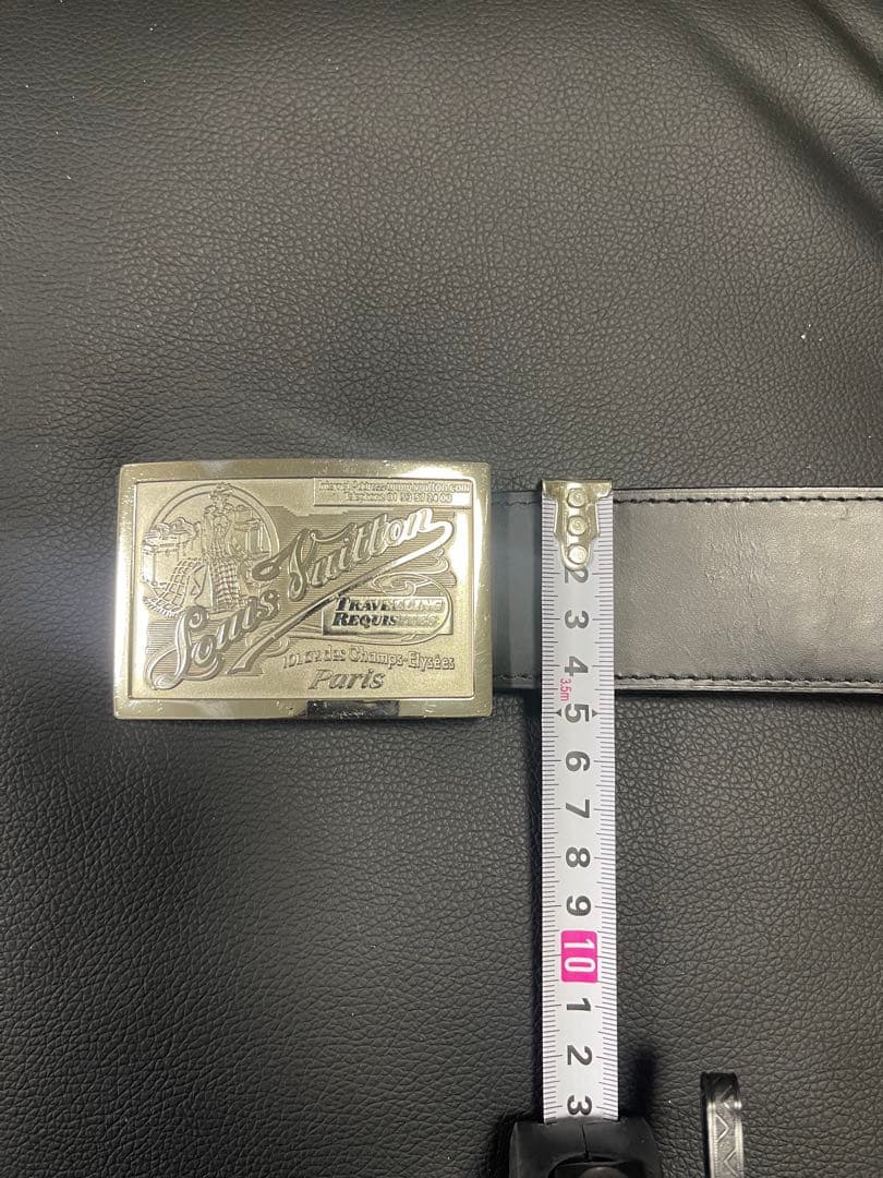 【最終価格】超絶カッコ良い　ルイ・ヴィトン ブラック ベルト