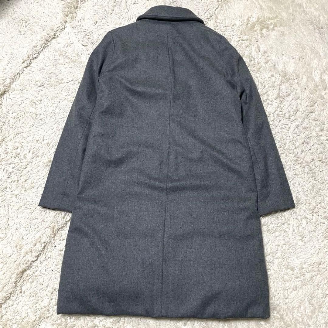 美品 セオリーリュクス メルトンウール ダウン チェスターコート 38