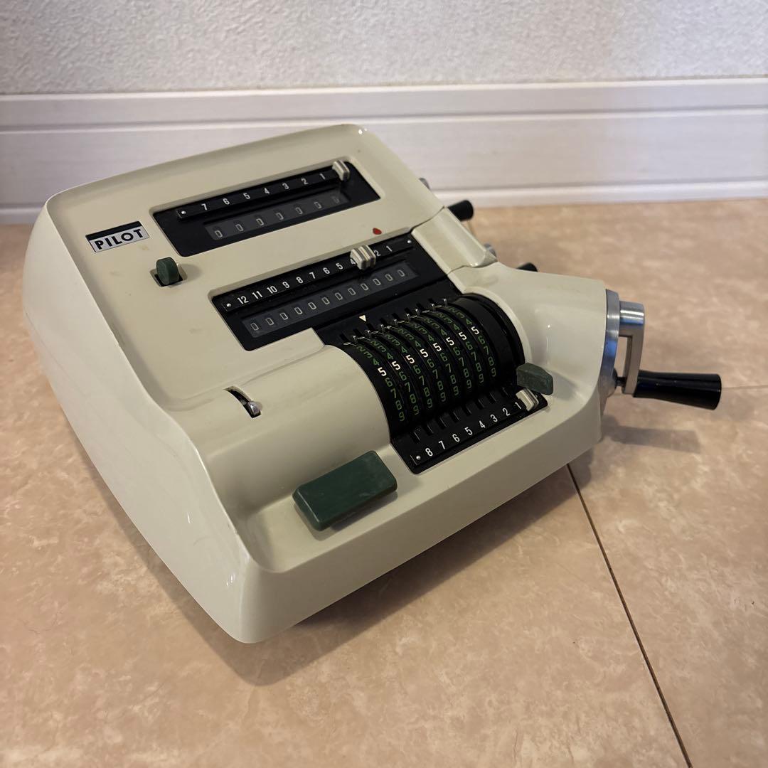 ★昭和レトロ★ PILOT手動計算機