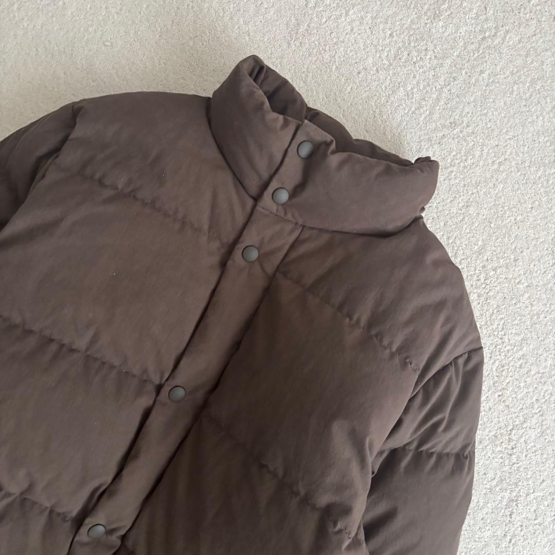 スティーブアラン　コットンダウン　ブルゾン　ブラウン【定価5.2万】