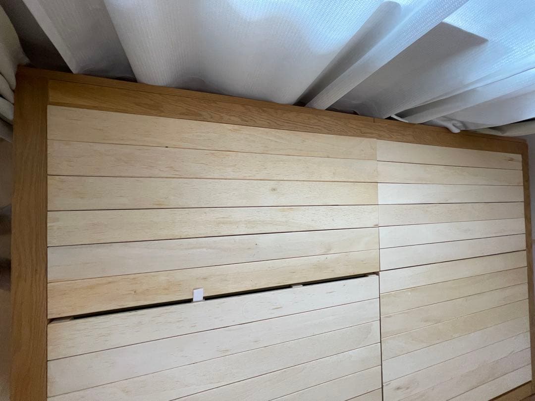 セミダブルベッドフレーム　無印良品　すのこ