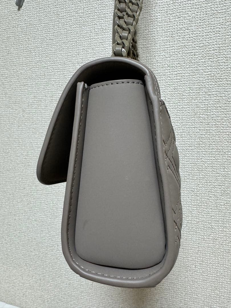 【美品】Tory Burchトリーバーチ マットグレー　ショルダーバック