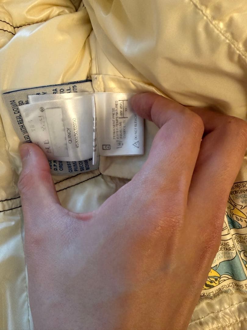 MONCLER ダウンジャケット ブラウン　サイズ0