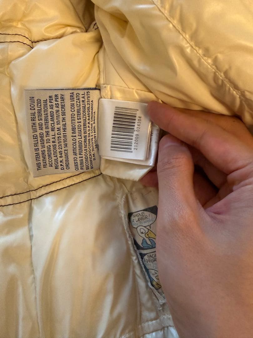 MONCLER ダウンジャケット ブラウン　サイズ0