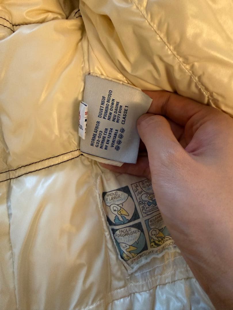 MONCLER ダウンジャケット ブラウン　サイズ0