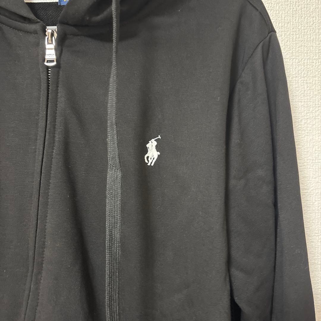 Polo Ralph Lauren ブラック フード付きパーカー Lサイズ