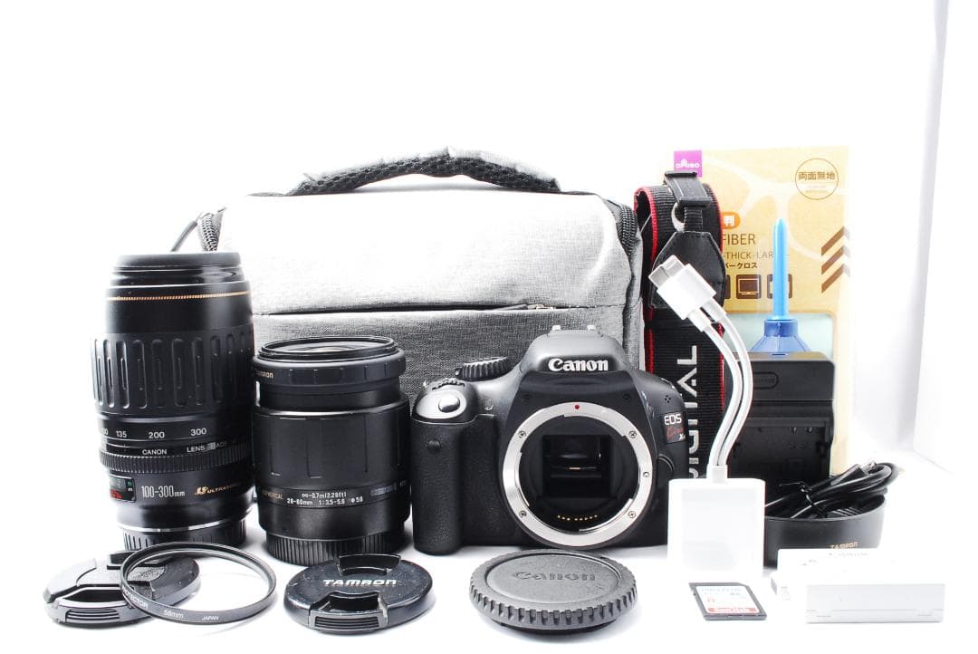 豪華スタートセット✨Canon Kiss x4 ダブルレンズ スマホ転送 超望遠