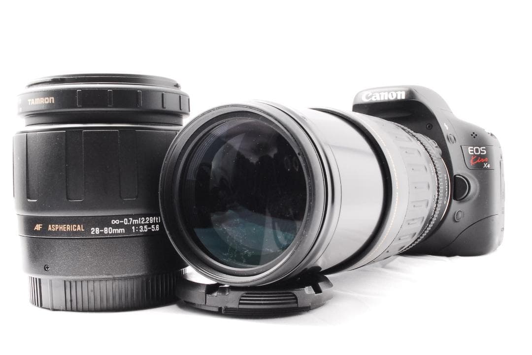 豪華スタートセット✨Canon Kiss x4 ダブルレンズ スマホ転送 超望遠