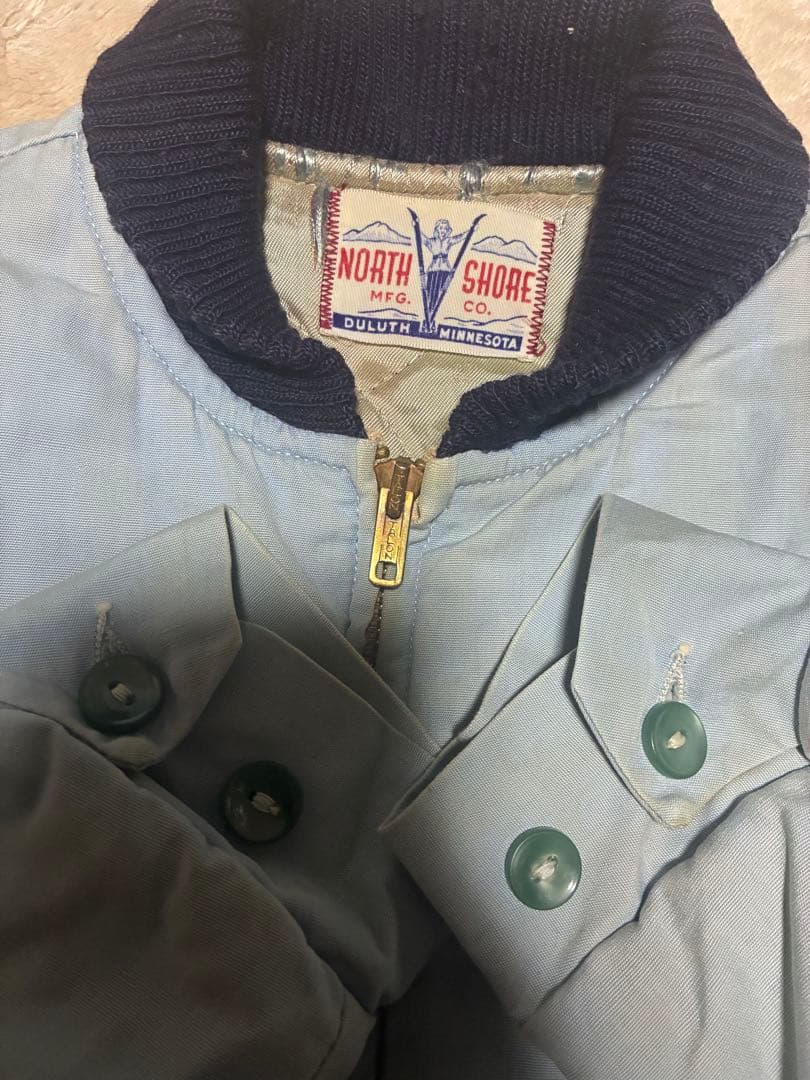 50sヴィンテージファラオジャケットダービージャケットUSA製 60sギャバジン