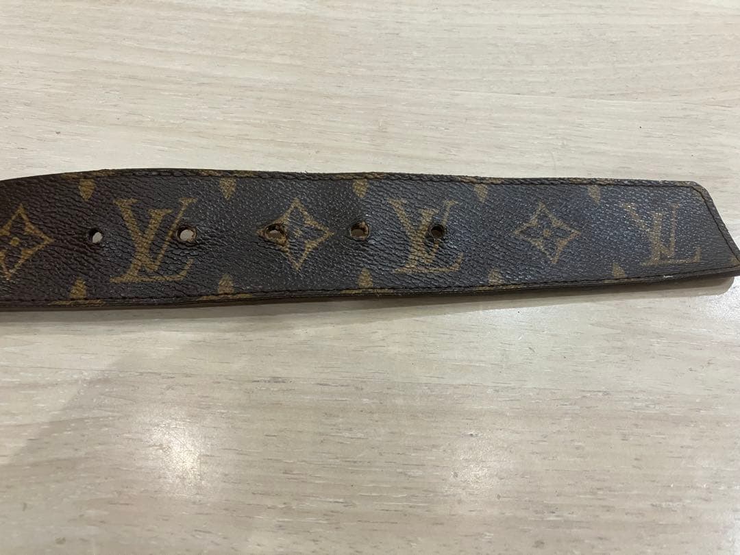 【最終値下げ】Louis Vuitton ブラウンレザーベルト