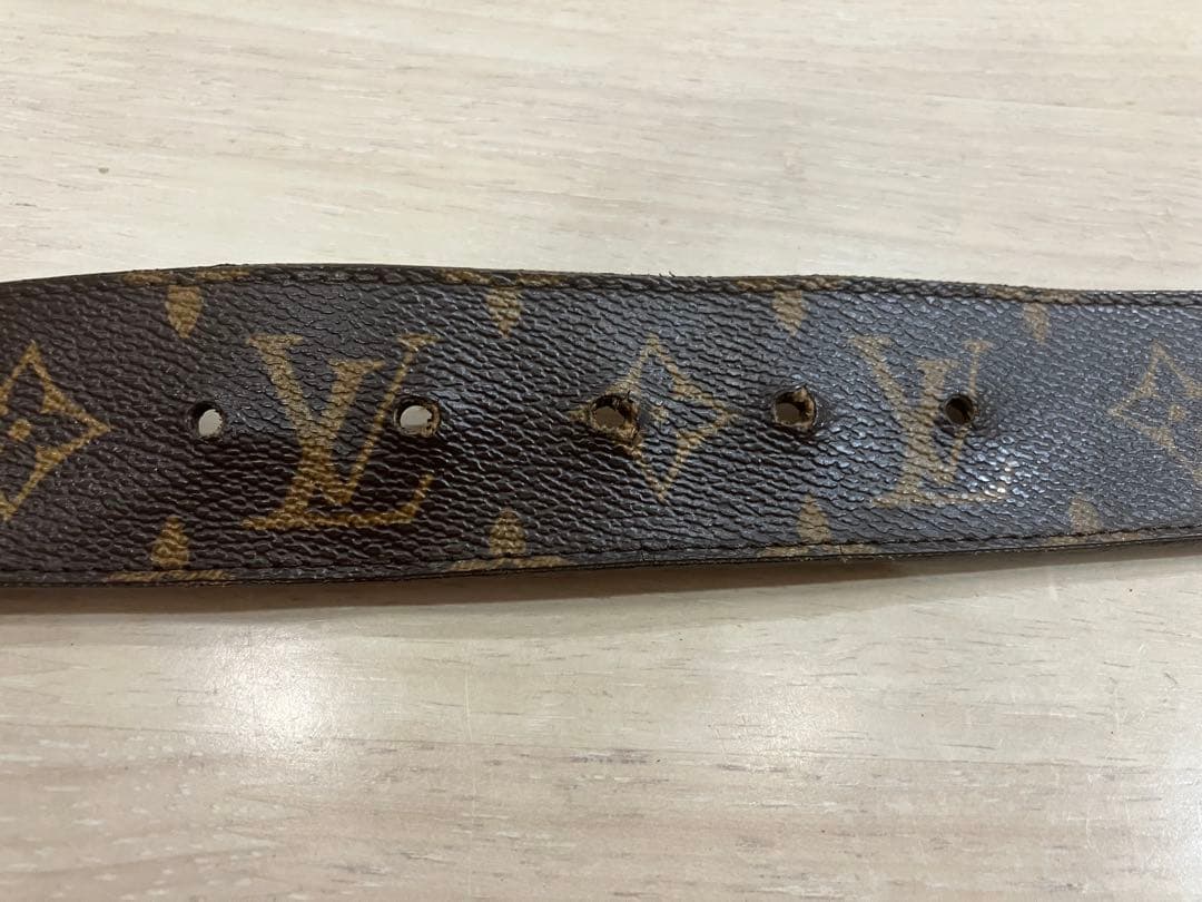 【最終値下げ】Louis Vuitton ブラウンレザーベルト