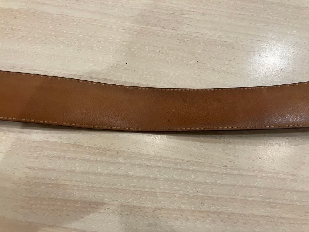 【最終値下げ】Louis Vuitton ブラウンレザーベルト