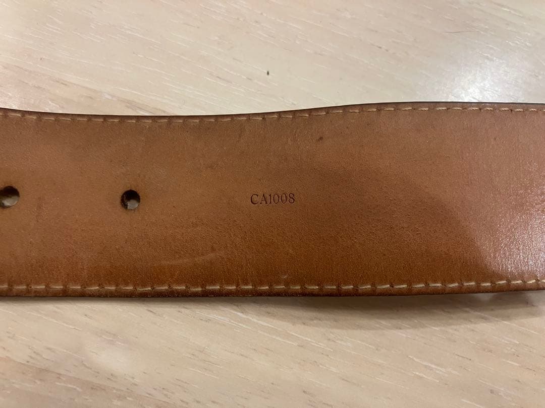 【最終値下げ】Louis Vuitton ブラウンレザーベルト