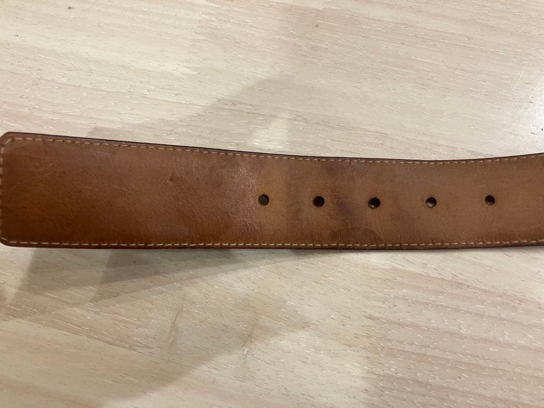 【最終値下げ】Louis Vuitton ブラウンレザーベルト