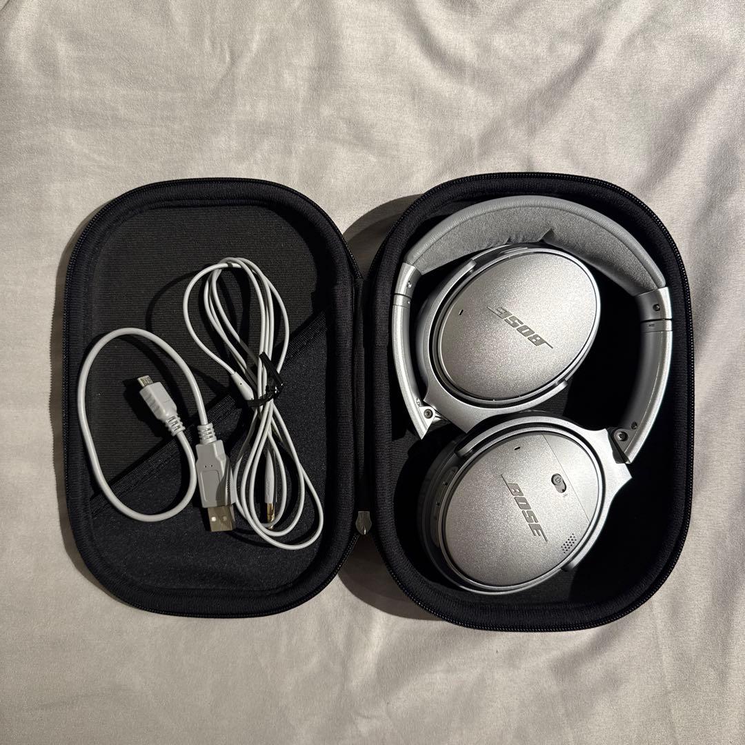 【完動品】BOSE QUIETCOMFORT 35 Ⅱ SILVER シルバー