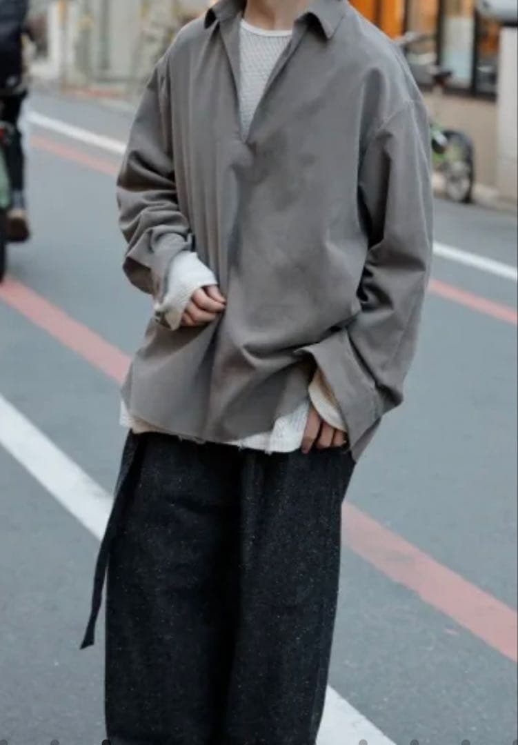 トップス Blanc YMSummer Corduroy Skipper Shirt