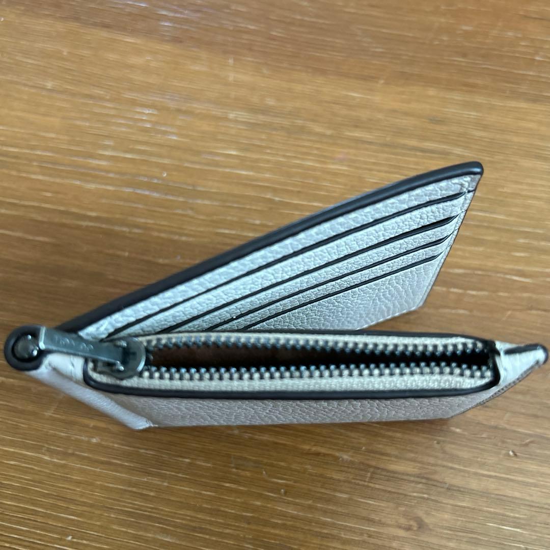 コーチ COACH マネークリップ（ホワイト）