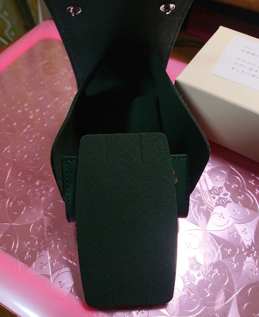 のりまろ ロレックス保存袋 収納袋 オーバーホールケース 時計ケース 箱付