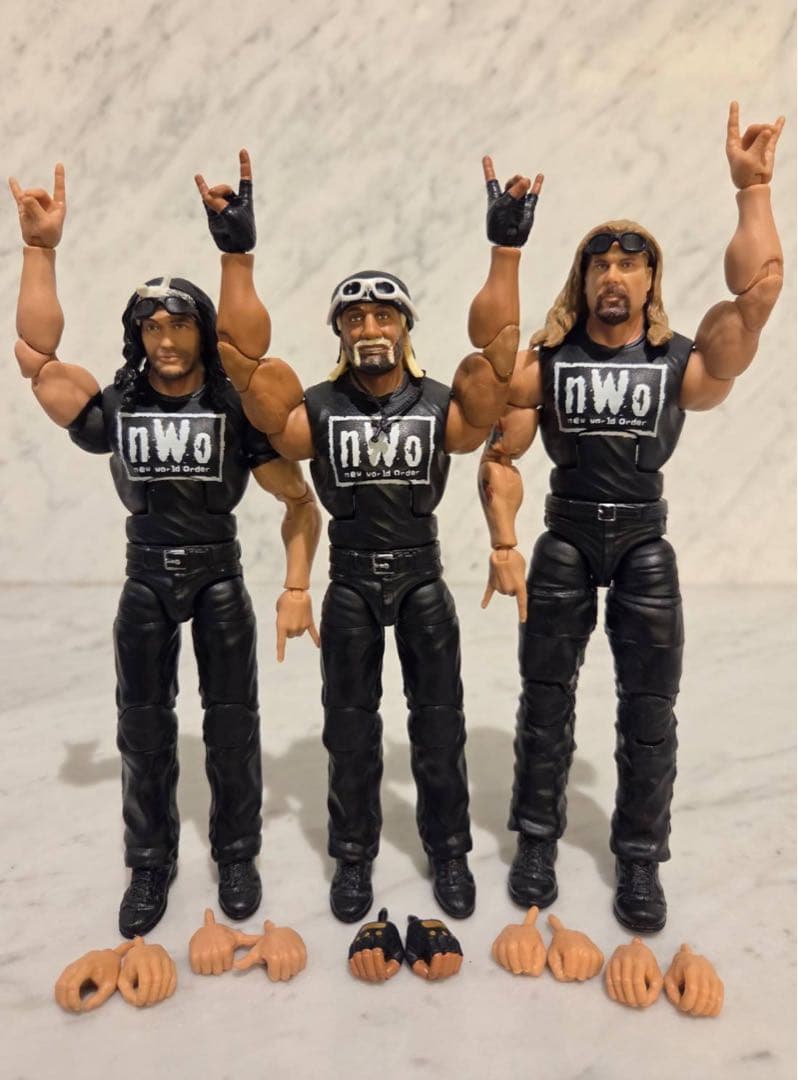 WWE WCW nWo ハルク ホーガン ナッシュ ホール プロレス フィギュア